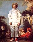 Pierrot by Jean-Antoine Watteau